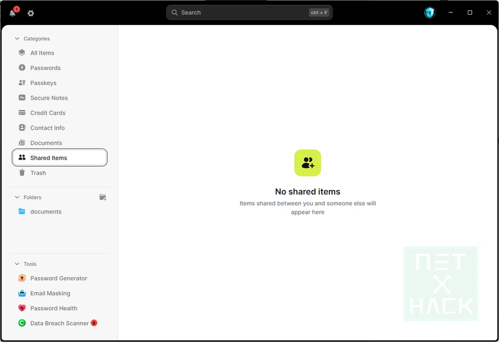 他人と情報を共有できる機能
