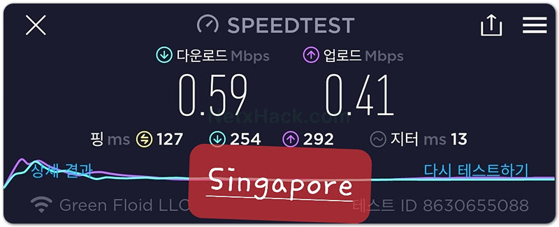 VPN Pro 싱가포르 서버 리뷰