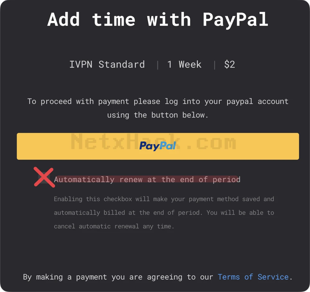 IVPN 결제 페이팔 Paypal 국내 신용카드