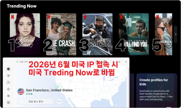 넷플릭스 VPN 비교: 한국/해외접속 IP 우회 서비스 추천