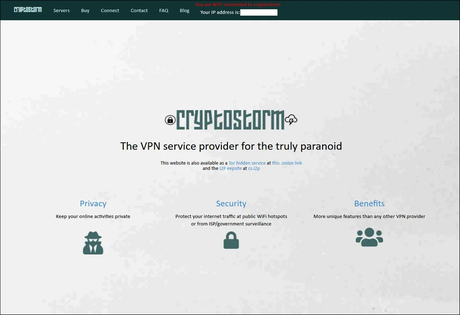 CryptoStorm 공식 사이트 주소