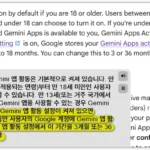 Gemini 개인정보수집 팩트체크