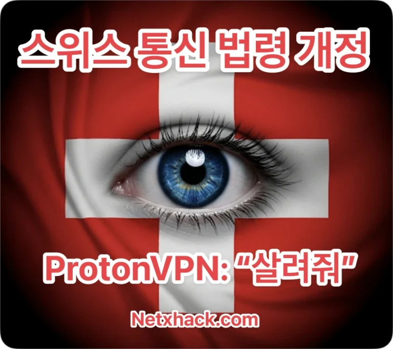 스위스 개인정보보호법 통신 법령 개정 - ProtonVPN(프로톤VPN) No-Log VPN 위기