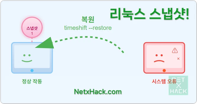 리눅스 복원 앱 스냅샷 툴 추천 Timeshift