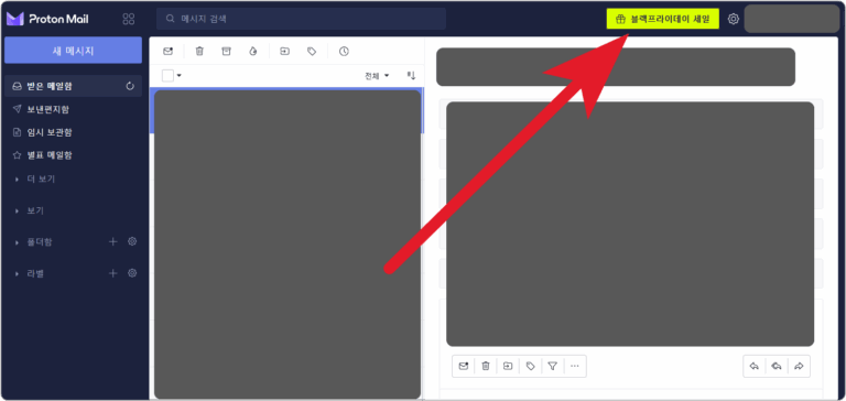 프로톤 메일 플러스(ProtonMail Plus) 블랙프라이데이 할인