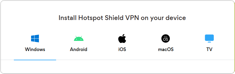 핫스팟쉴드 지원가능한 운영체제. 크롬 확장프로그램 제외되었음