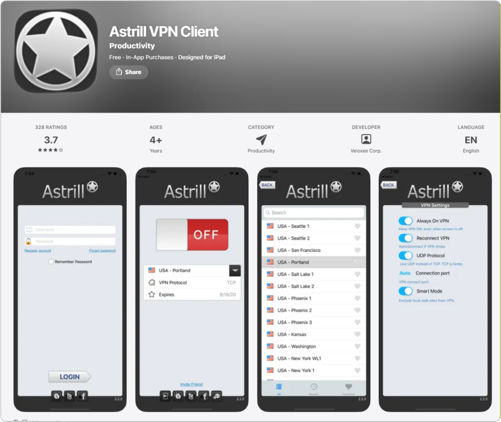 Astrill VPNを使ってみた感想｜競争力が低いのに生き残る理由