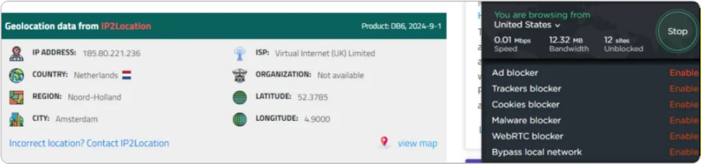 TouchVPN 危険性 - 接続したVPN位置と全く違うところに接続