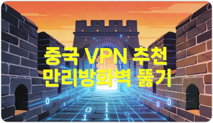 2026 중국 VPN 추천 - 접속 잘되는 VPN