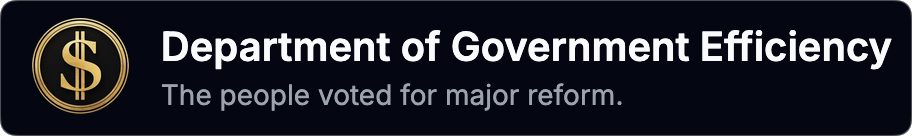 DOGE Department of Government Efficiency